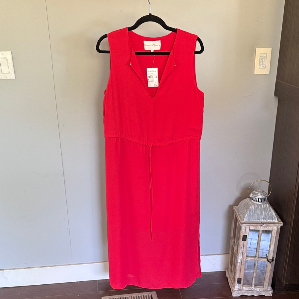 NWT Charles Henry Scarlett Athletic Dress